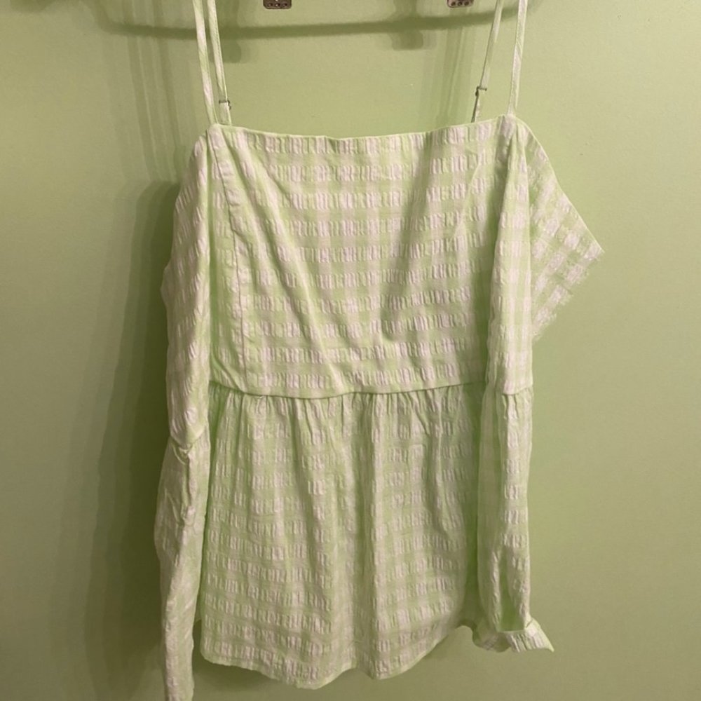 Target Lime Green Flowy Tank